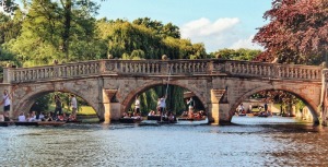 Clare bridge in the summer